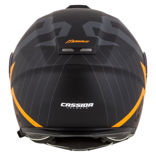INTEGRALNA ČELADA CASSIDA MODULO 2.1 PROFILE BLACK MATT/GREY/ORANGE 2XL