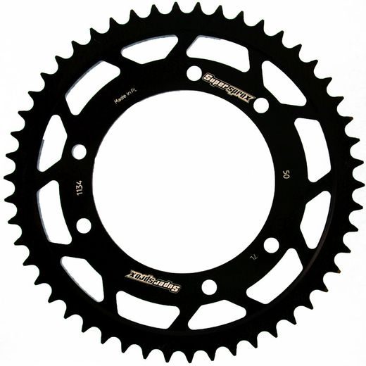 ZADNJI VERIŽNIK (ZOBNIK) SUPERSPROX RFE-1134:50-BLK ČRNA 50T, 428