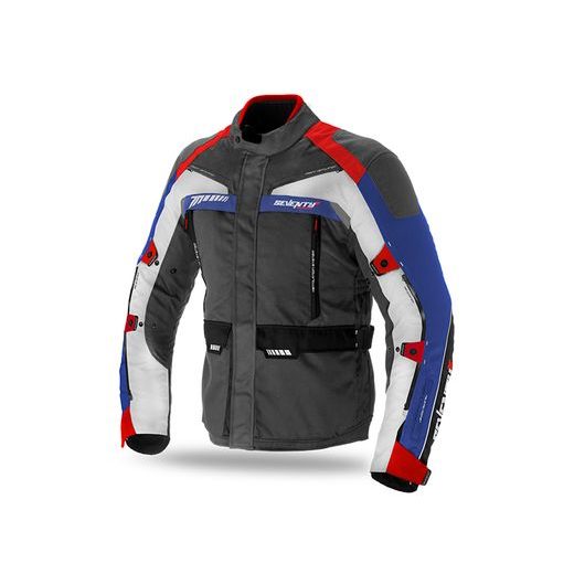 JAKNA SEVENTY DEGREES 70° SD-JT43 DARK GREY/RED/BLUE 3XL