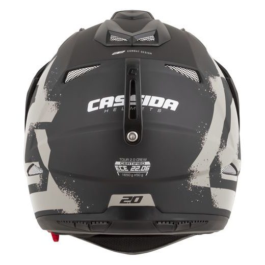 MOTOCROSS HELMET CASSIDA TOUR 2.0 CREW BLACK MATT/SAND XS
