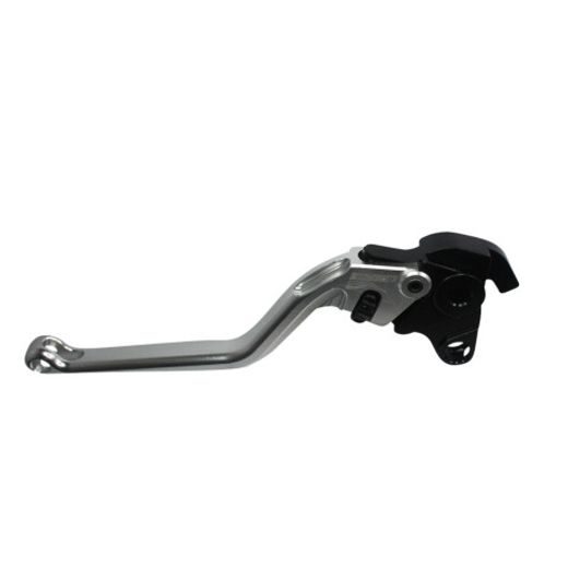 CLUTCH LEVER ACCOSSATO FIXED CNC-WORKED ALUMINIUM, SILVER