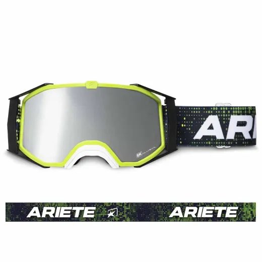 GOGGLES ARIETE 8K FUTURE 14960-FLNS LIME SILVER MIRROR LENS
