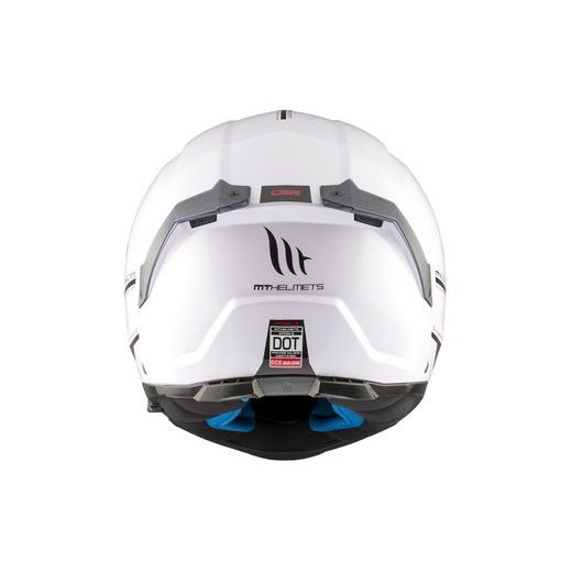 HELMET MT HELMETS ATOM 2 SV SOLID A0 GLOSS WHITE XS