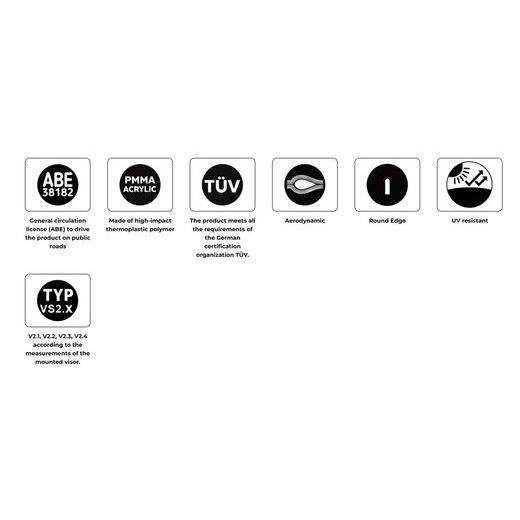 WINDSCREEN PUIG TOURING WITH VISOR 21992W PROZORNA