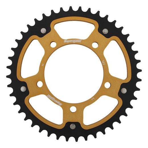 REAR SPROCKET SUPERSPROX STEALTH RST-702:44-GLD ZLATA 44T, 525