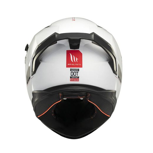 HELMET MT HELMETS BRAKER SV SOLID A0 GLOSS PEARL WHITE XXL