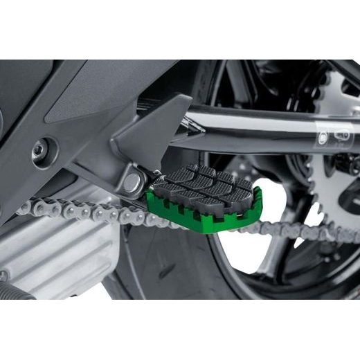 FOOTPEGS WITHOUT ADAPTERS PUIG ENDURO 7587V ZELENA WITH RUBBER