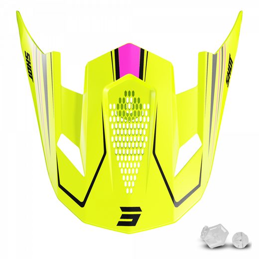 HELMET PEAK SHOT LITE GLORY A04-21OA-B02-P01 NEON YELLOW PEARLY