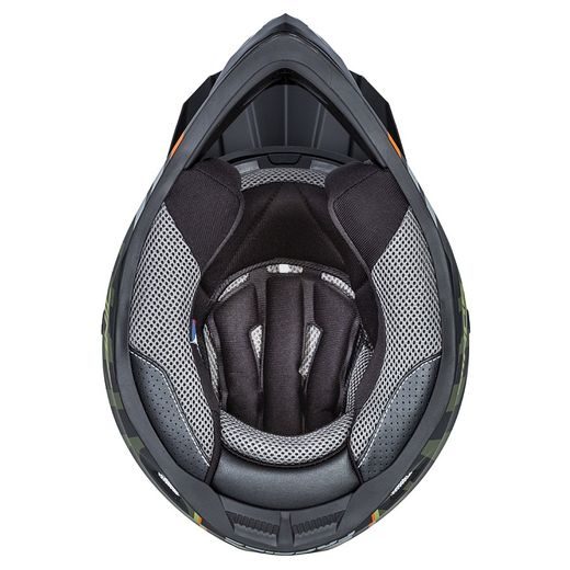 MOTOCROSS HELMET CASSIDA CROSS CUP SONIC MATT GREEN /ORANGE 2XL