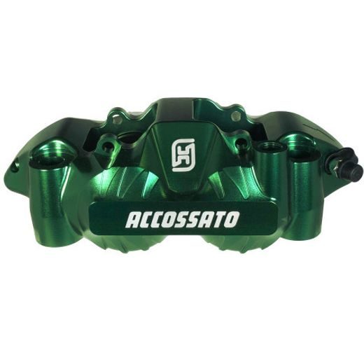 RADIAL BRAKE CALIPER ACCOSSATO PZ004 FORGED MONOBLOCK 108 MM DISTANCE WITH PISTONS IN ALUMINIUM
