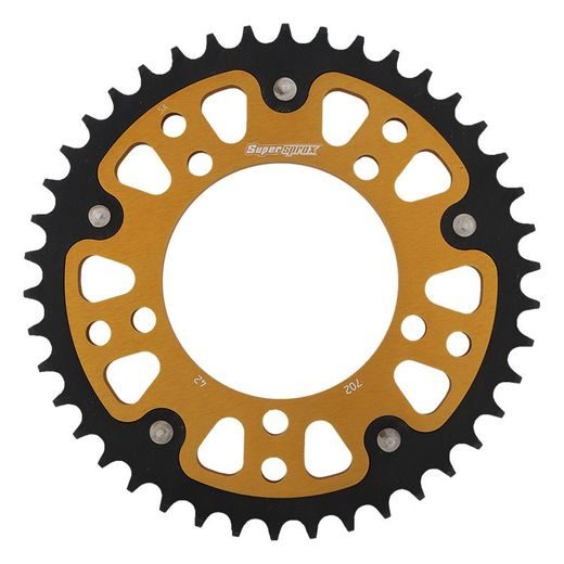 REAR SPROCKET SUPERSPROX STEALTH RST-702:42-GLD ZLATA 42T, 525