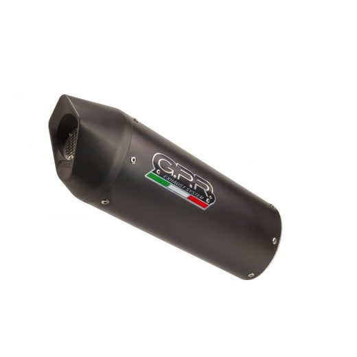 SLIP-ON EXHAUST GPR FURORE EVO4 E4.241.FUNE MATTE BLACK INCLUDING REMOVABLE DB KILLER AND LINK PIPE