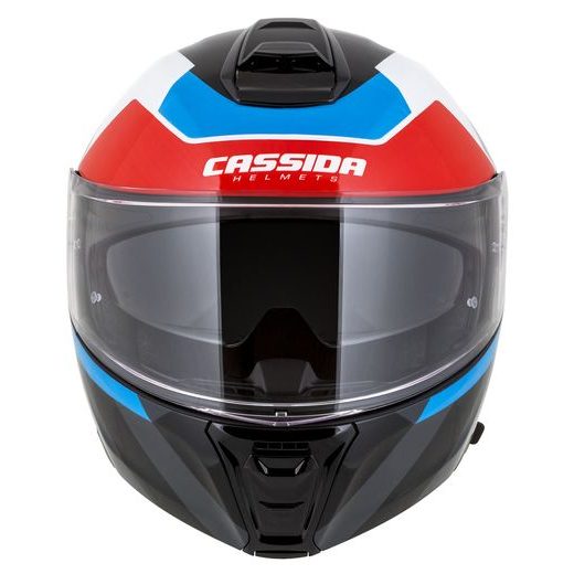 INTEGRALNA ČELADA CASSIDA MODULO 2.1 PROFILE WHITE PEARL/BLACK/BLUE/RED/GREY M