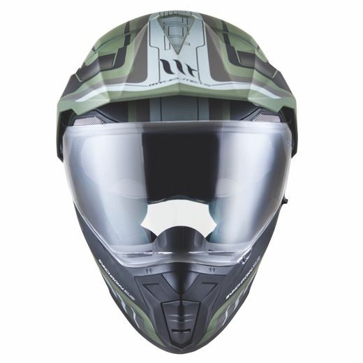 HELMET MT HELMETS SYNCHRONY DUO SPORT SV MATT GREEN L
