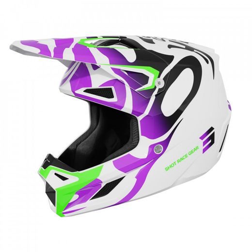HELMET SHOT SPEED GHOST A05-21OB-E03-07 PURPLE GLOSSY XS