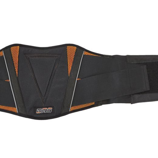 KIDNEY BELT RACING GMS ZG99003 BLACK-ORANGE L
