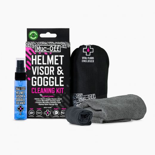 HELMET, VISOR & GOGGLE CLEANING KIT V2 MUC-OFF 20802