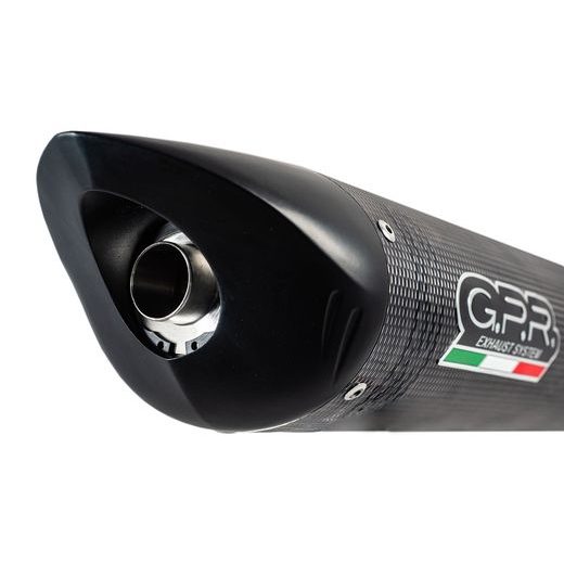 SLIP-ON EXHAUST GPR TIBURON BE.2.TIBPO INOX CARBON LOOK ZA BENELLI TNT 1130 2008-2016