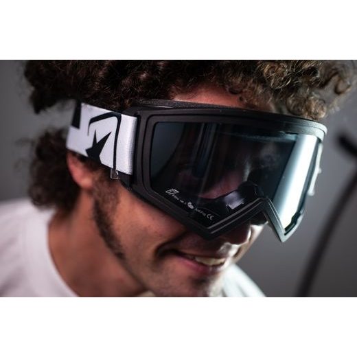 GOGGLES ARIETE PURAVIDA VIDA 14970-VNBN BLACK / SILVER LENS NO PINS