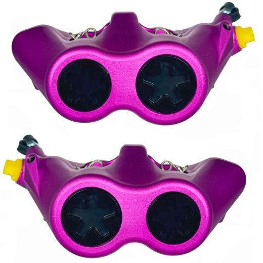 RADIAL BRAKE CALIPER ACCOSSATO PZ007 FORGED MONOBLOCK 100 MM DISTANCE WITH PISTONS IN ALUMINIUM