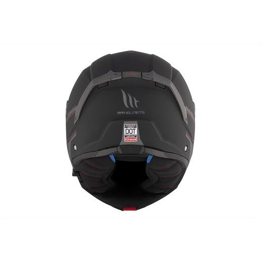 HELMET MT HELMETS ATOM 2 SV SOLID A1 MATT BLACK S