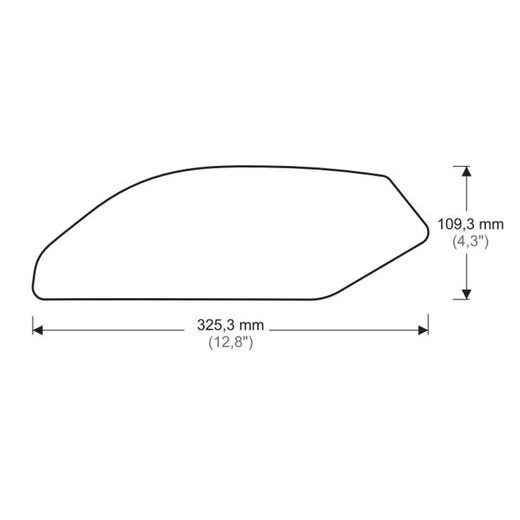 TANK SIDE PROTECTORS PUIG ANTI-SLIP 20086N ČRNA