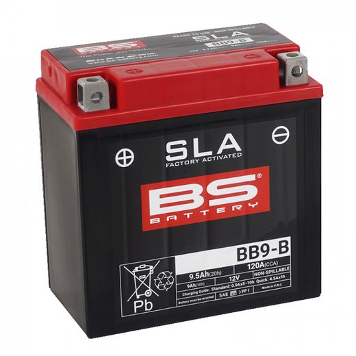TOVARNIŠKO AKTIVIRAN AKUMULATOR BS-BATTERY BB9-B (FA) (YB9-B (FA)) SLA