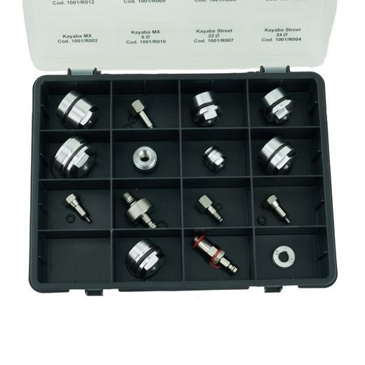 VACUUM FILLING MACHINE ADAPTORS K-TECH AND-120 15 PIECE SET