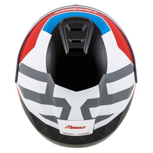 INTEGRALNA ČELADA CASSIDA MODULO 2.1 PROFILE WHITE PEARL/BLACK/BLUE/RED/GREY M