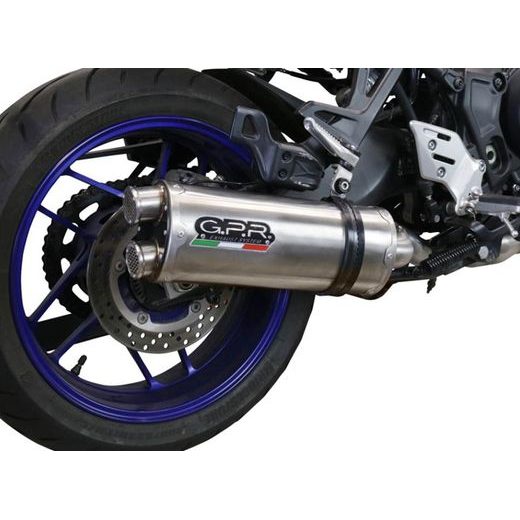 CELOTEN IZPUŠNI SISTEM GPR DUAL YA.CAT.11.DUAL.IO BRUSHED STAINLESS STEEL INCLUDING REMOVABLE DB KILLER AND CATALYST