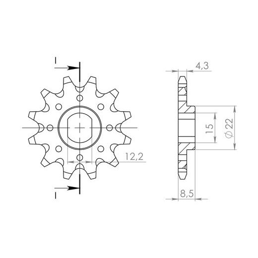 SPREDNJI VERIŽNIK SUPERSPROX CST-1899:11 11T, 415