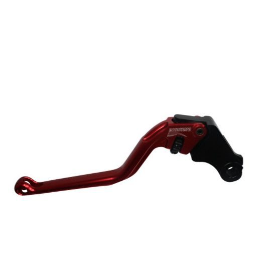 CLUTCH LEVER ACCOSSATO FIXED CNC-WORKED ALUMINIUM, RED