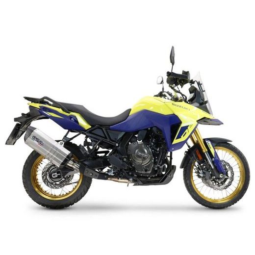 SLIP-ON EXHAUST GPR HYPER SONIC TITANIUM E5.S.207.HYSOTIT BRUSHED TITANIUM INCLUDING REMOVABLE DB KILLER AND LINK PIPE