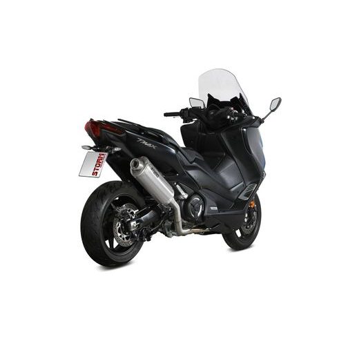 CELOTEN IZPUŠNI SISTEM 2X1 STORM OVAL Y.061.LX2 NERJAVEČE JEKLO