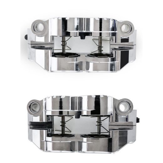 RADIAL BILLET 2-PIECE CALIPER ACCOSSATO PZ011 - DISTANCE 100 MM PISTON IN ALUMINIUM