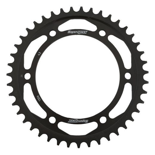 ZADNJI VERIŽNIK (ZOBNIK) SUPERSPROX RFE-1306:43-BLK ČRNA 43T, 530