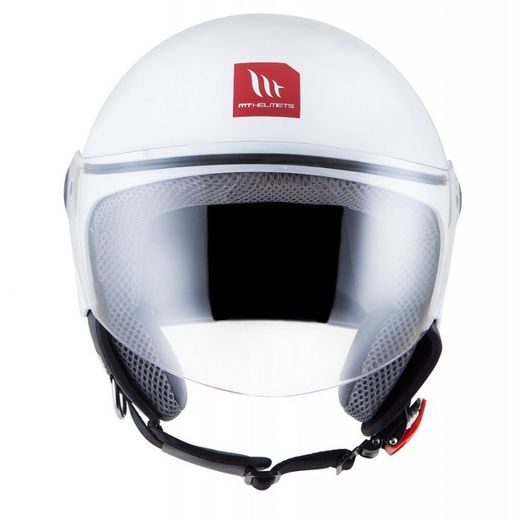 HELMET MT HELMETS STREET S SOLID A0 GLOSS WHITE XS