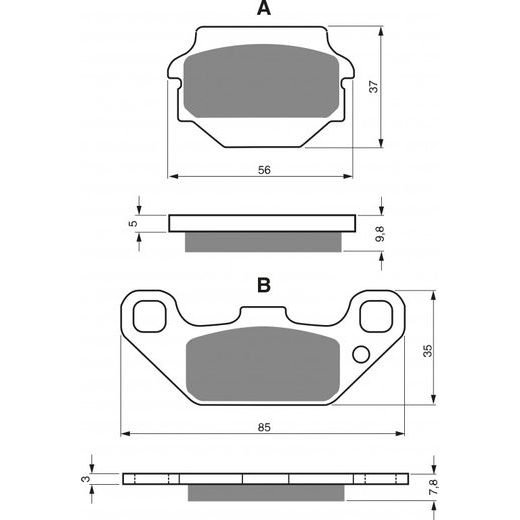 ZAVORNE OBLOGE GOLDFREN 091 AD OFF-ROAD FRONT