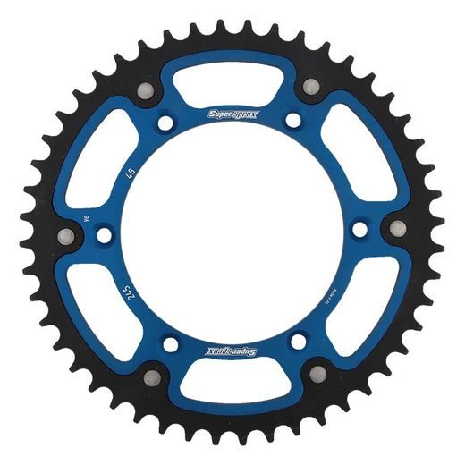 REAR SPROCKET SUPERSPROX STEALTH RST-245:48-BLU MODER 48T, 520