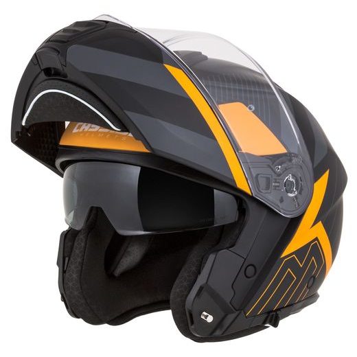 INTEGRALNA ČELADA CASSIDA MODULO 2.1 PROFILE BLACK MATT/GREY/ORANGE L