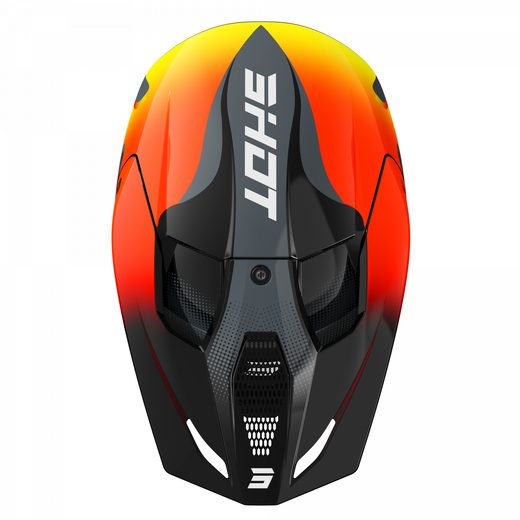 HELMET SHOT FURIOUS ZEBRA A04-21OC-C01 NEON YELLOW GLOSSY XL
