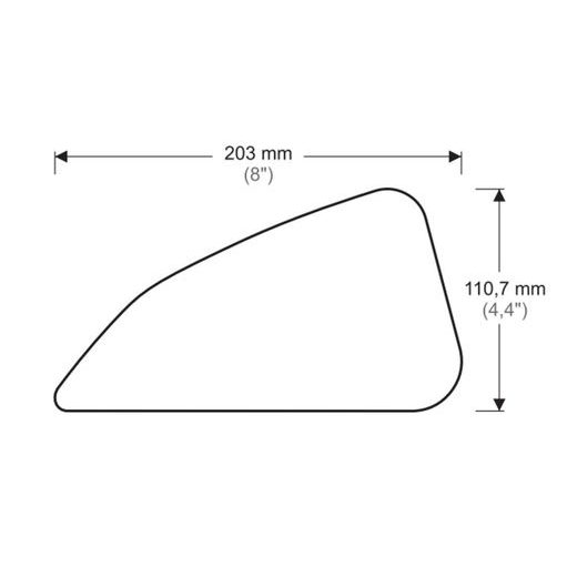 TANK SIDE PROTECTORS PUIG ANTI-SLIP 20071N ČRNA