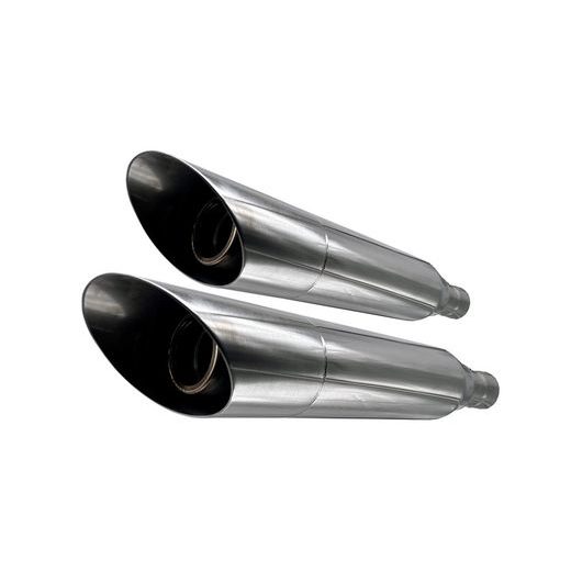 DUAL SLIP-ON EXHAUST GPR SHASH HD.1.1.SL POLISHED STAINLESS STEEL ZA HARLEY DAVIDSON XL 883 SPORTSTER 2004-2009
