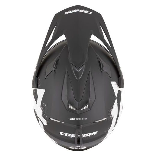 MOTOCROSS HELMET CASSIDA TOUR 2.0 CREW BLACK MATT/WHITE M
