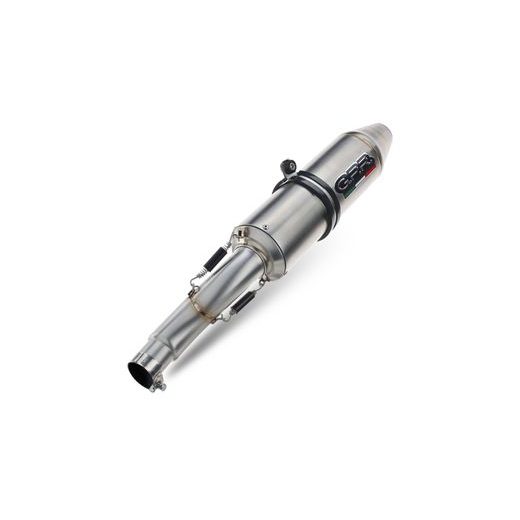 SLIP-ON EXHAUST GPR DEEPTONE ATV.48.DEATV BRUSHED STAINLESS STEEL