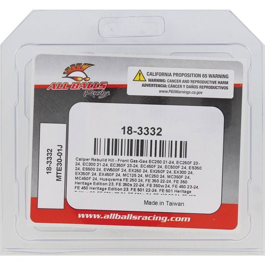 CALIPER REBUILD KIT ALL BALLS RACING CRK18-3332
