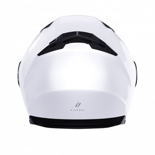 OPEN FACE HELMET STORMER RIVAL WHITE PEARLY XS