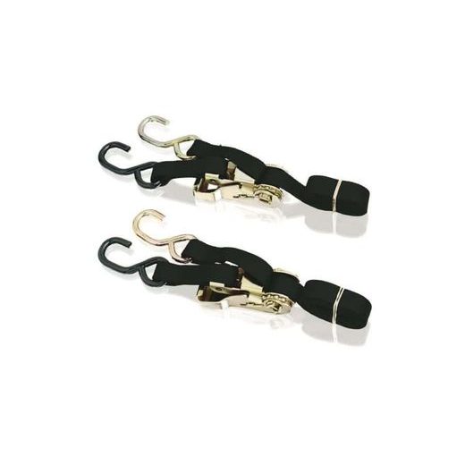 STRAPS PUIG TIE DOWN WITH HOOKS 6274N ČRNA PAR