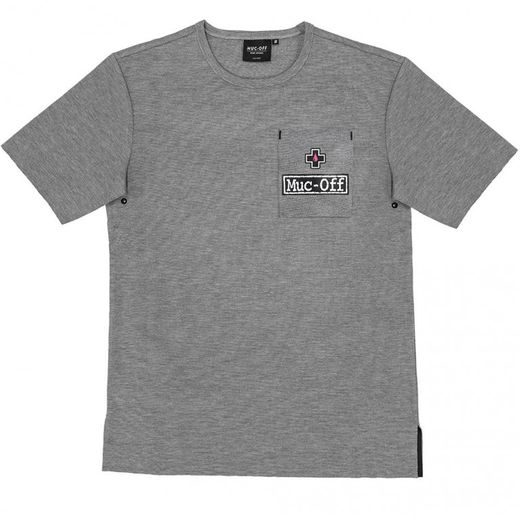 T-SHIRT MUC-OFF TECH POCKET LOGO TEE0265 SIVA XS