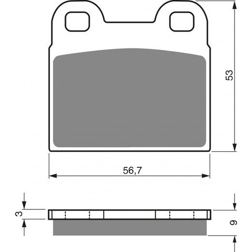 ZAVORNE OBLOGE GOLDFREN 166 AD OFF-ROAD FRONT